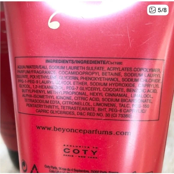 HOLD for RITA- Set of 4 Beyoncé Heat Pearl Exfoliating Shower Gel - Picture 6 of 8